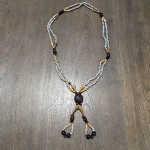 20" Beaded Unique Necklace